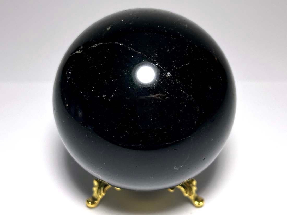 モリオン(黒水晶) 84mm丸玉