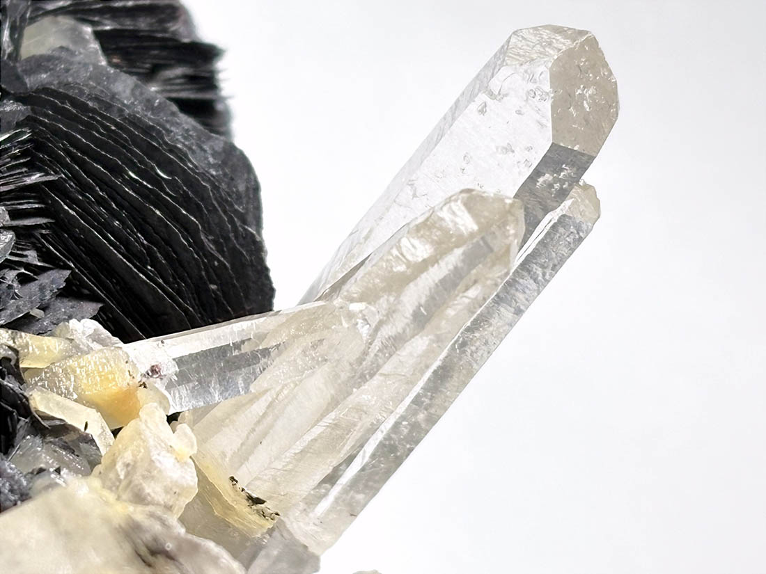 広東省産 アイアンローズ（ヘマタイト＆水晶）/ Iron Rose