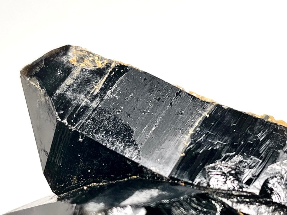 内モンゴル産 ナチュラルモリオン ポイント ( 黒水晶 )/ Natural Morion