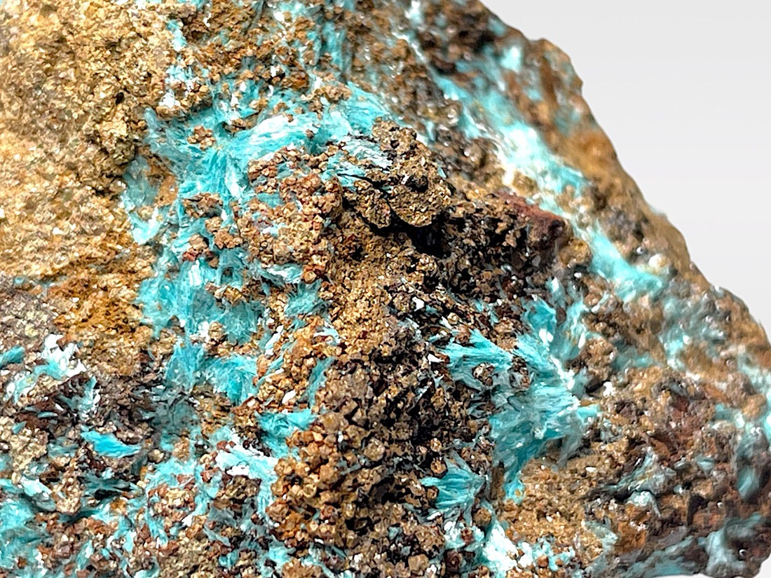 メキシコ産オーリチャルサイト (水亜鉛銅鉱)