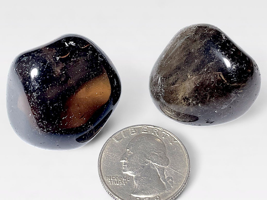 スモーキークォーツ タンブル 2個セット