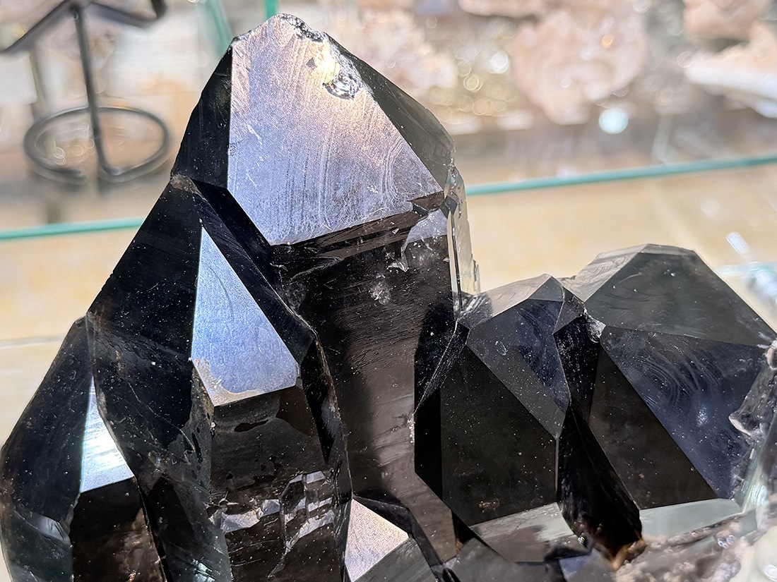 マダガスカル産 モリオン クラスター ( 黒水晶 )/ Morion