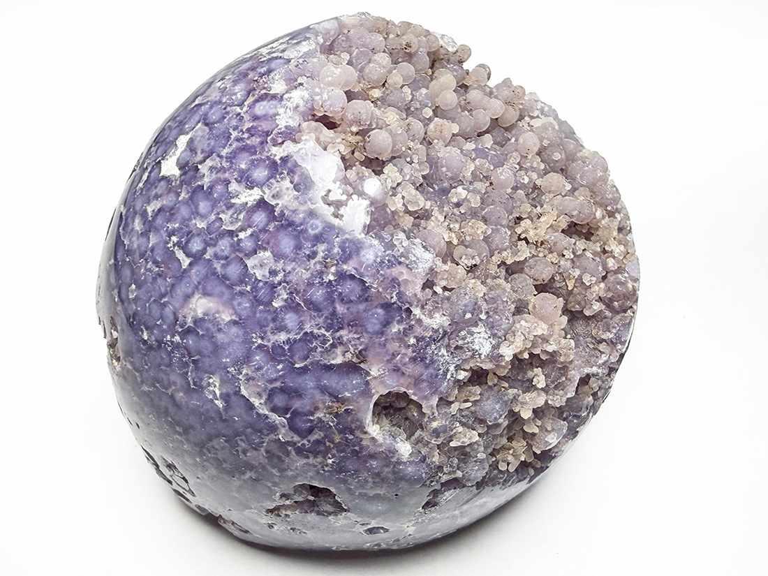 インドネシア産 グレープカルセドニー 65mm 丸玉 / Grape Chalcedony