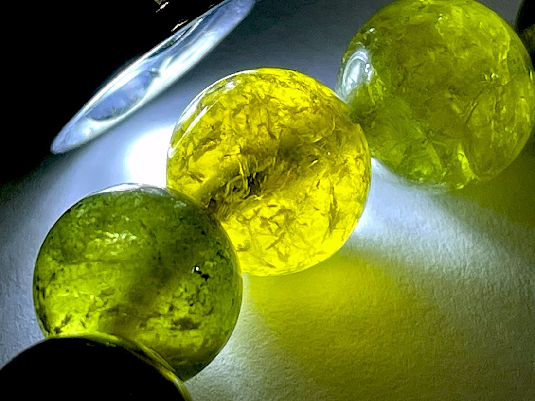 グリーンガーネット 9mm ブレスレット / Grossular Garnet