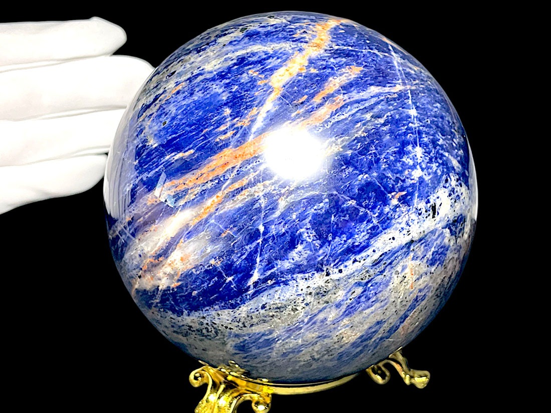 ソーダライト116mm丸玉