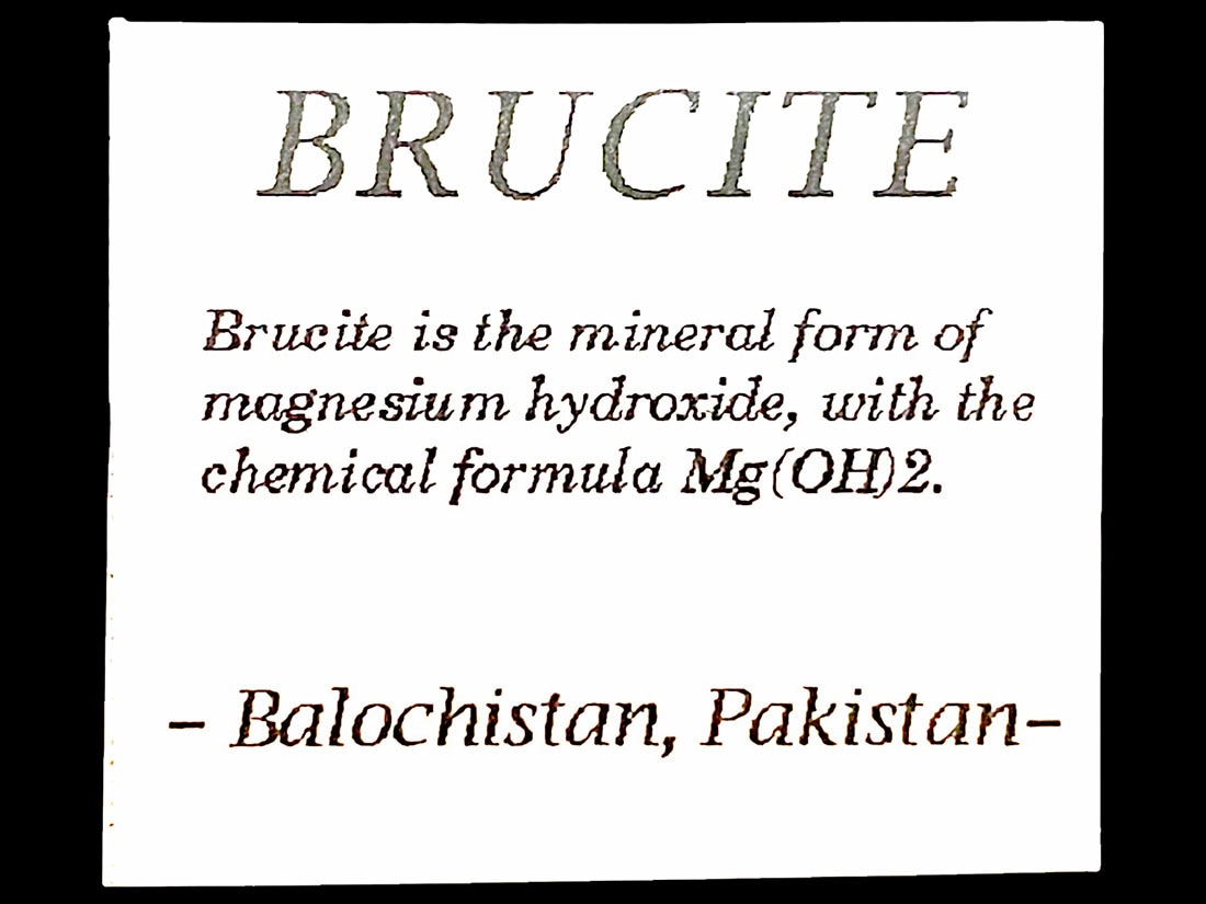 パキスタン産 イエローブルーサイト / Brucite (水滑石)