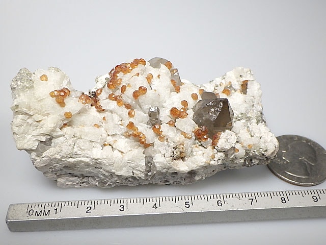 福建省産スペサルチン(満礬柘榴石)/スモーキークォーツ