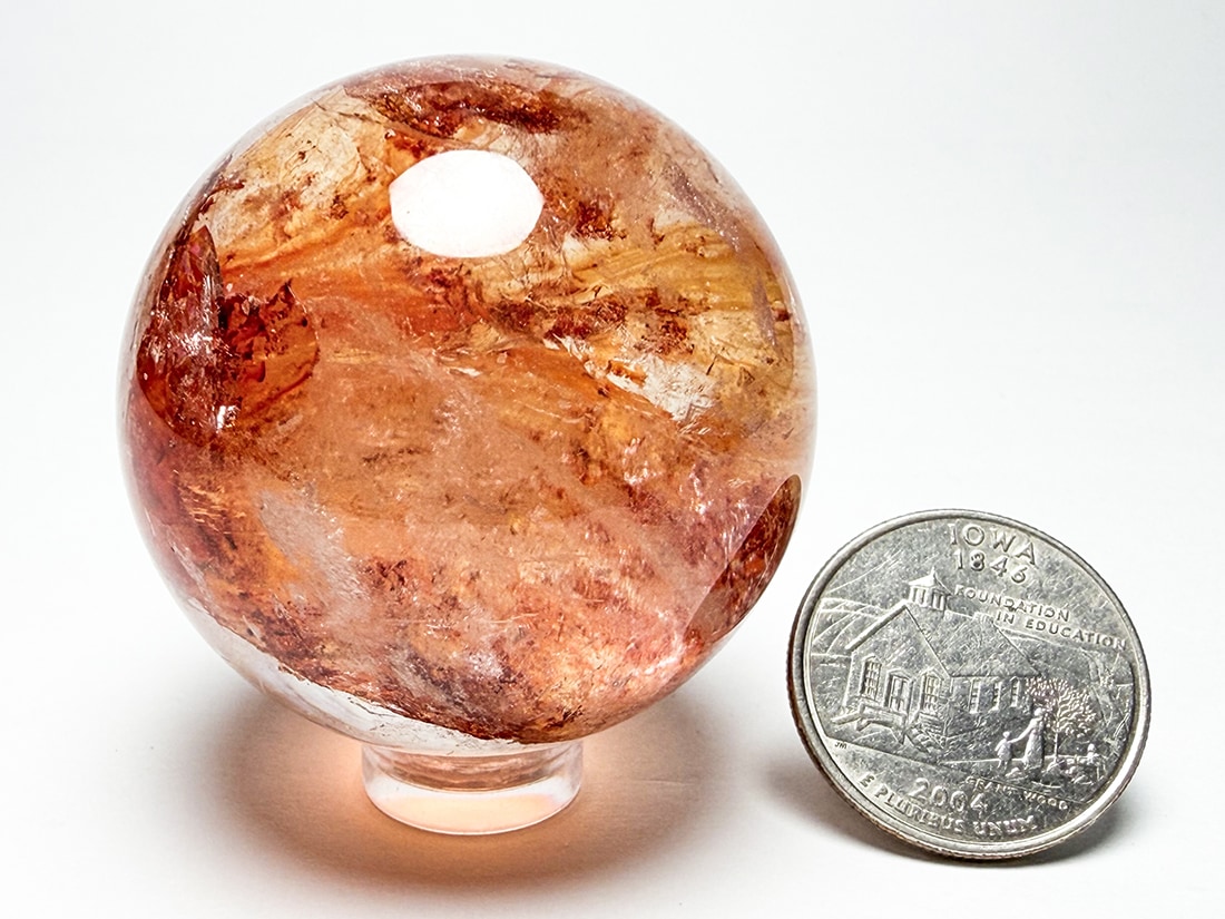 オーロラクォーツ 45mm 丸玉 / Aurora Quartz