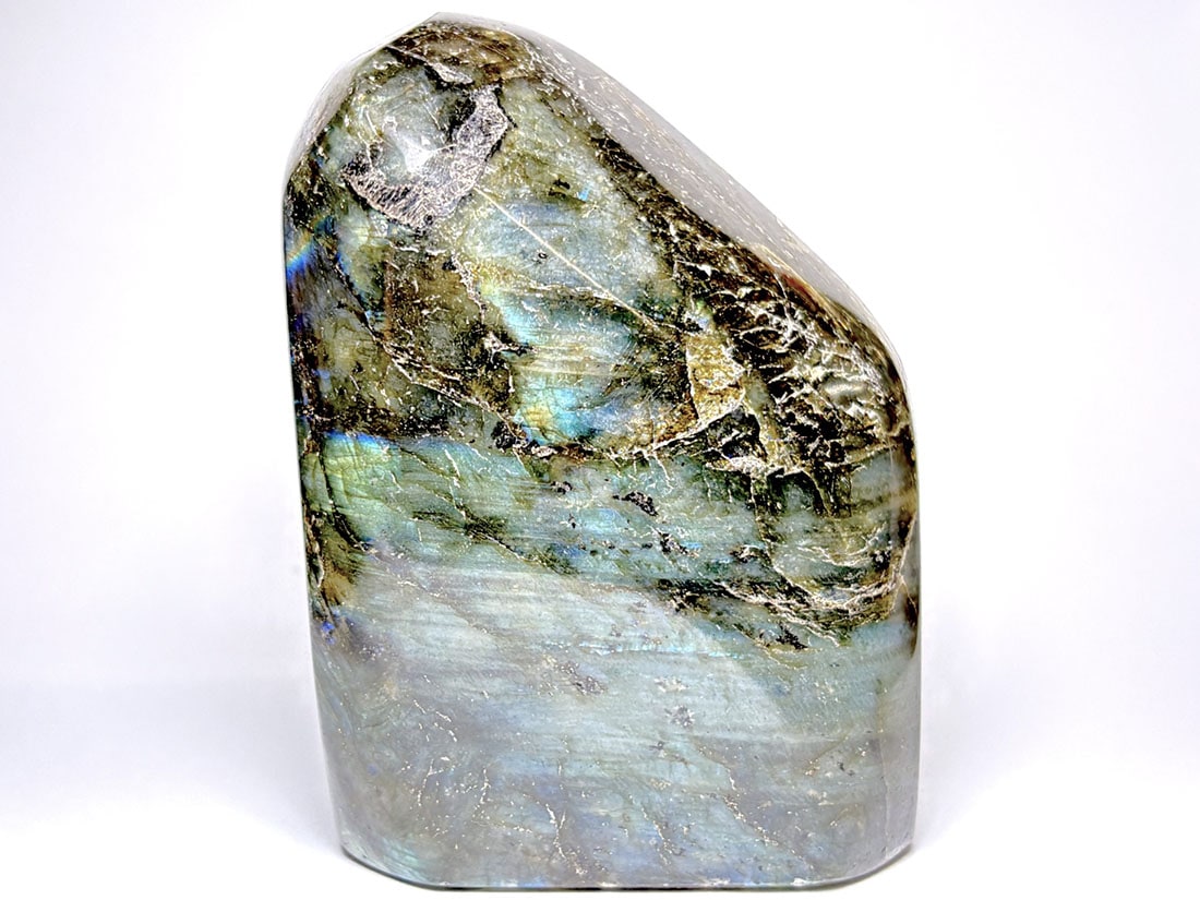マダガスカル産ラブラドライト 自立型ポリッシュ / Labradorite
