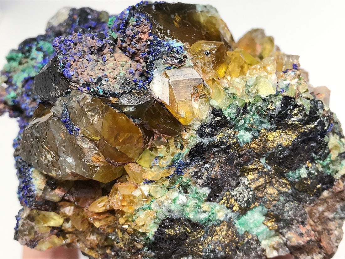 モロッコ産 アズライト マラカイト原石 【公式通販】