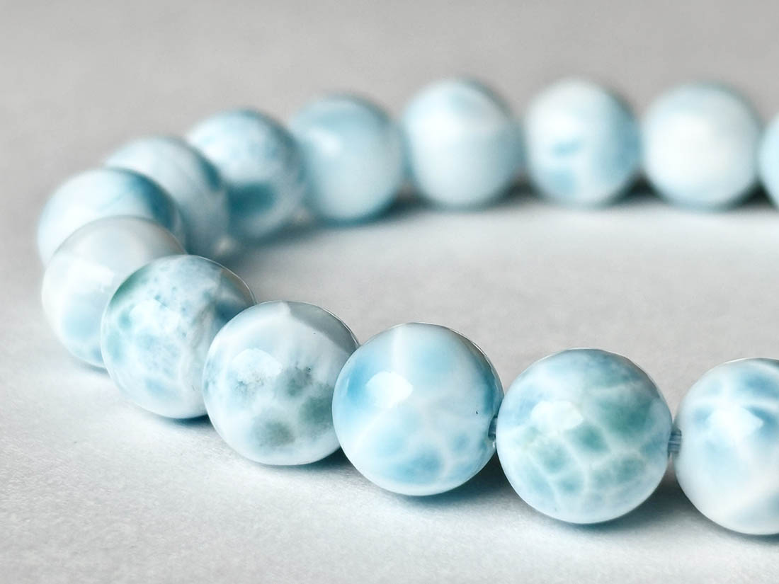 ドミニカ共和国産 ラリマー ブレスレット