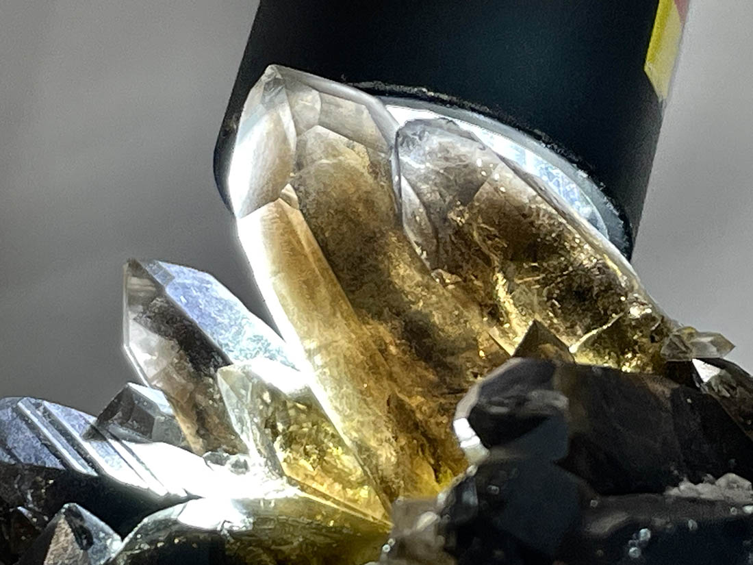 透明感 影山入り スモーキークォーツ ダブルポイント マダガスカル産 スモーキークォーツ (煙水晶) / Smoky Quartz