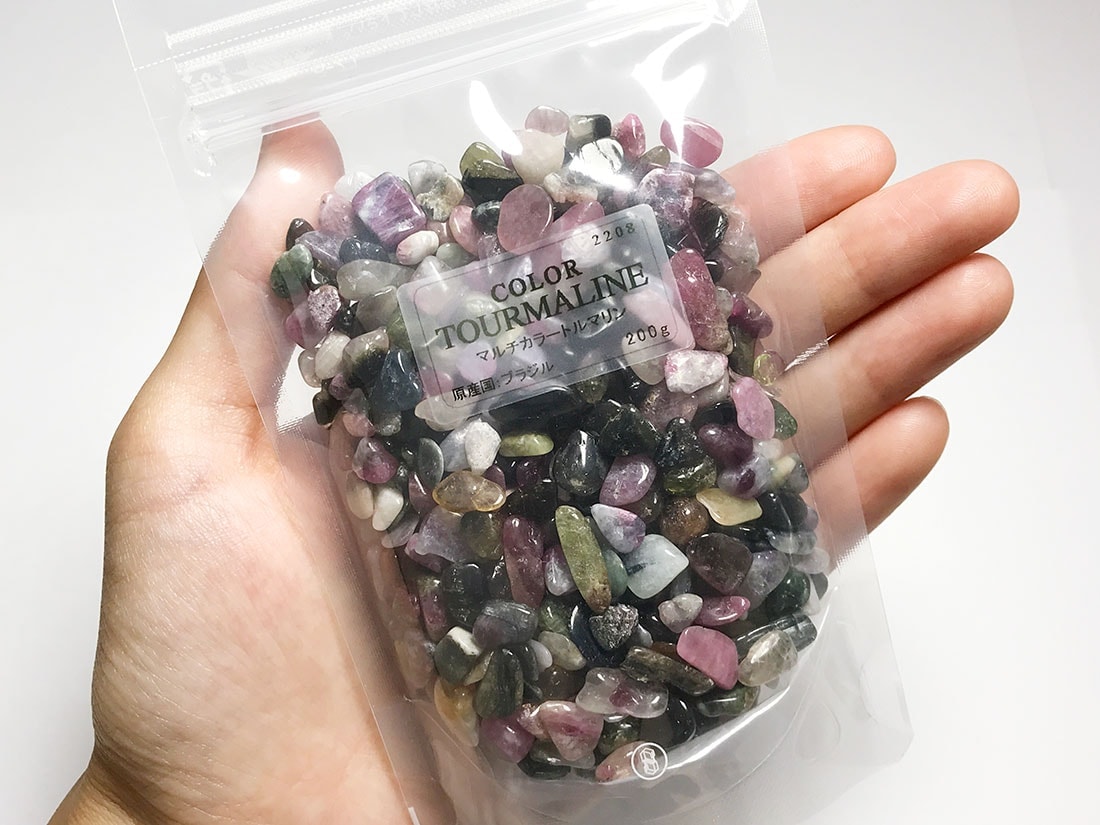 カラートルマリンさざれ 200g / Tourmaline