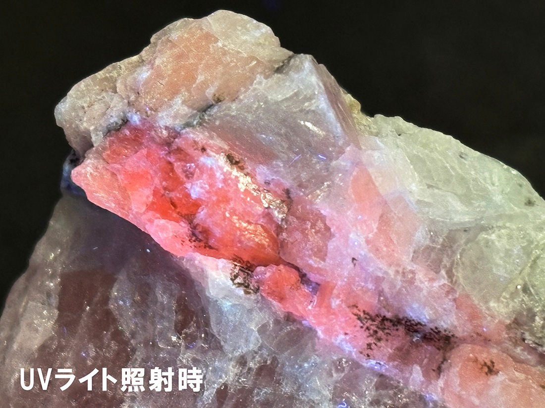 ナイジェリア産 モルガナイト with クンツァイト / Morganite (緑柱石)
