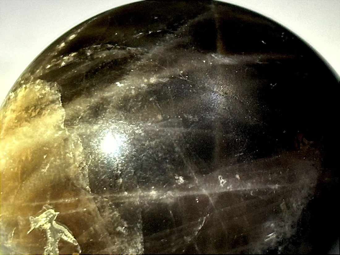 スターモリオン ( 黒水晶 ) 直径44mm 丸玉
