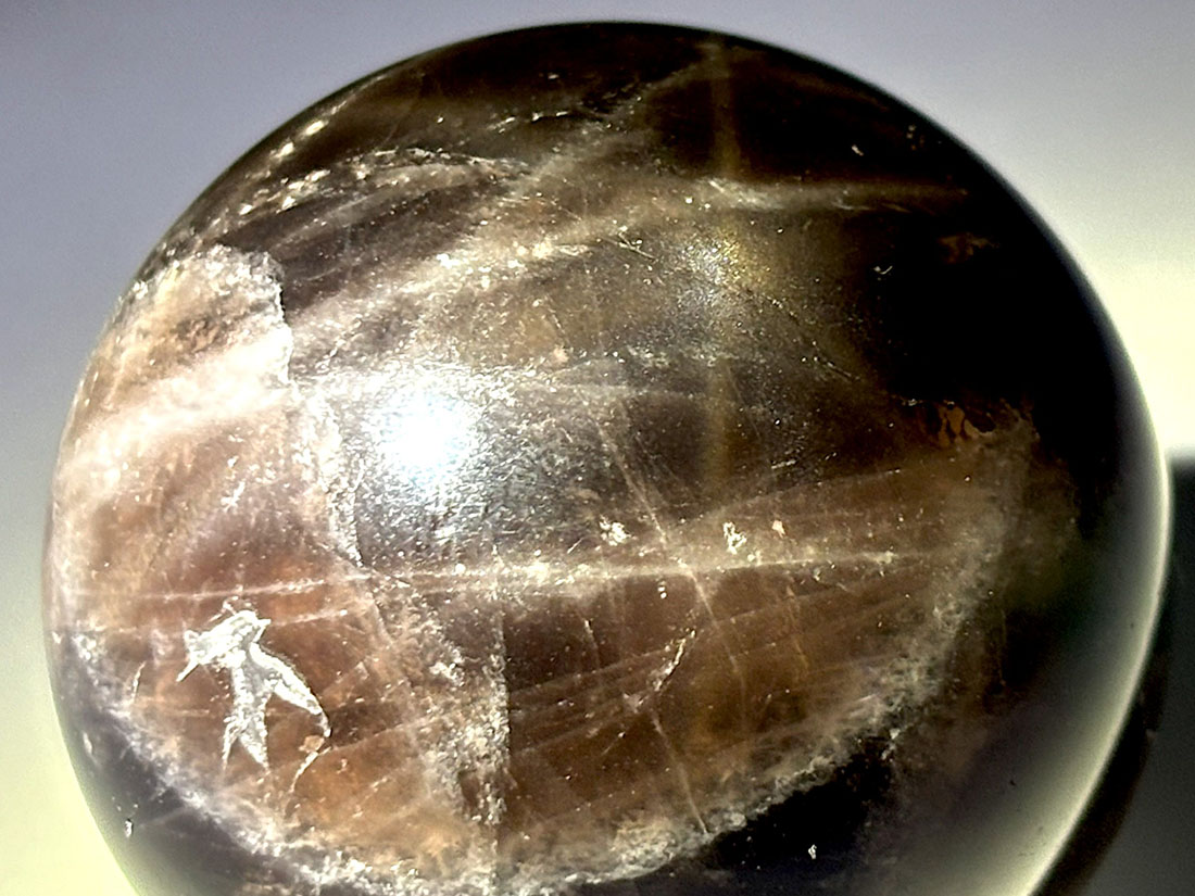スターモリオン ( 黒水晶 ) 直径44mm 丸玉