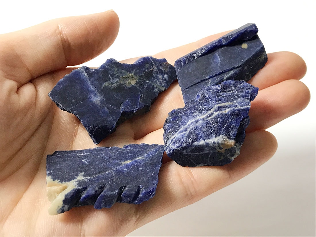 ブラジル産ソーダライト4個セット