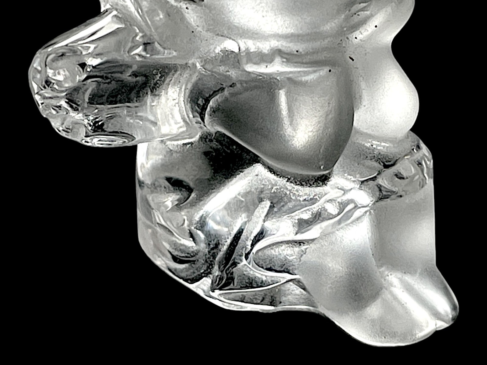 水晶 エンジェル彫刻
