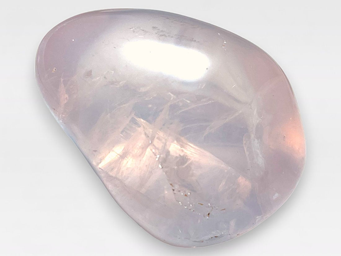 ブラジル産ローズクォーツ タンブル2個セット