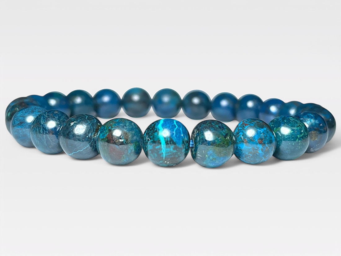 シャッタカイト　ブレスレット② AAAAA級 シャッタカイト ブレスレット 12.5mm【宝石鑑別書付き】【高級