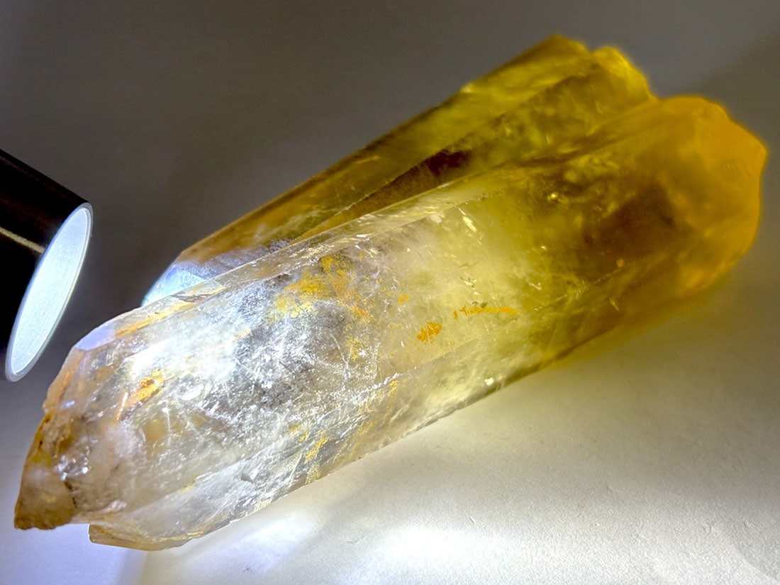 ブラジル産 ナチュラルシトリン / Natural Citrine (非加熱黄水晶)
