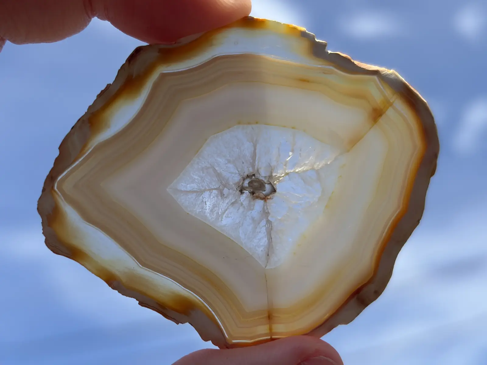 31g　イリスアゲート　インドネシア産　鉱物標本　アゲート インドネシア産 イリスアゲート スライス /Iris Agate