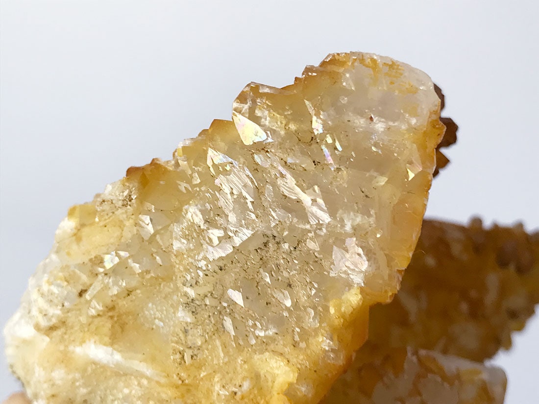 湖南省産クォーツオンカルサイト(ゴールデンヒーラー)