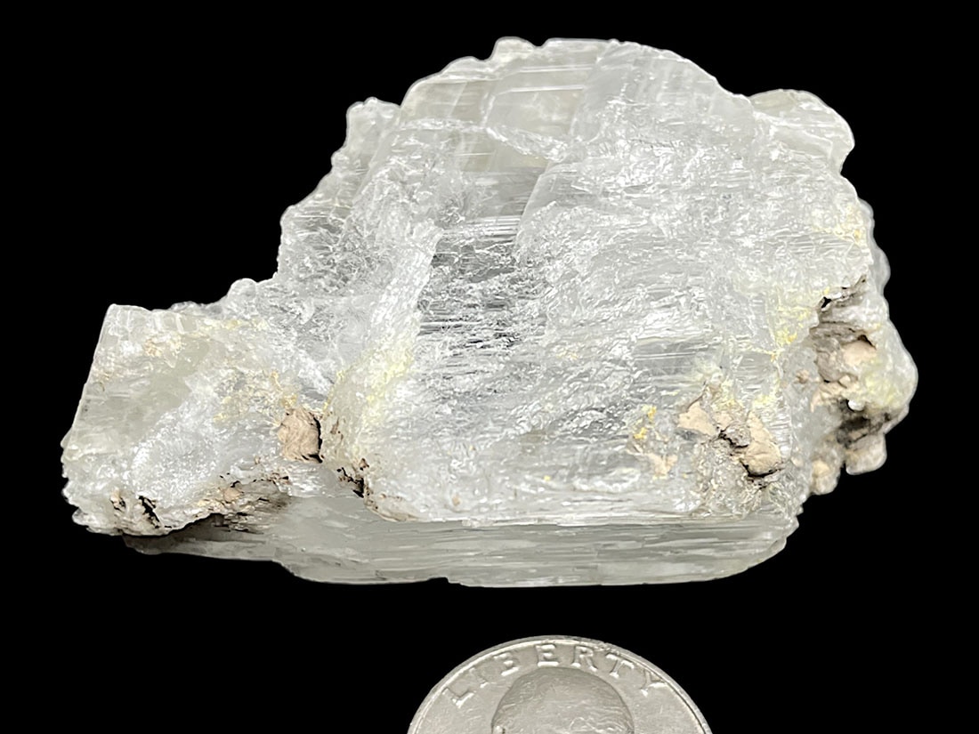 【30g】最高品質 セレナイト（透石膏）母岩付 鉱物標本 30g】最高品質 セレナイト（透石膏）母岩付 鉱物標本