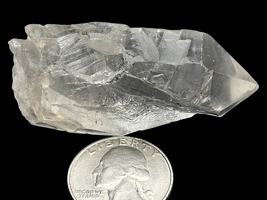 タンザニア産 モンドクォーツ ポイント (パストタイムリンク/貫入水晶