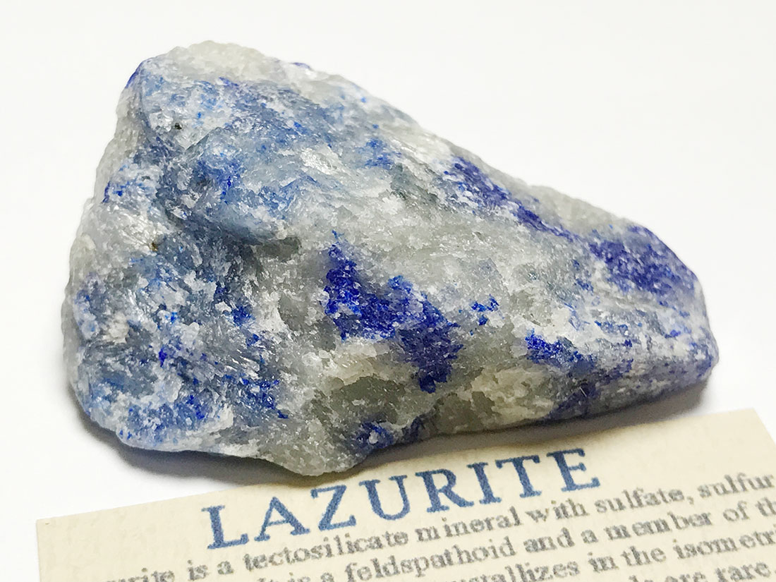 ミャンマー産ラズライト/Lazurite (青金石)