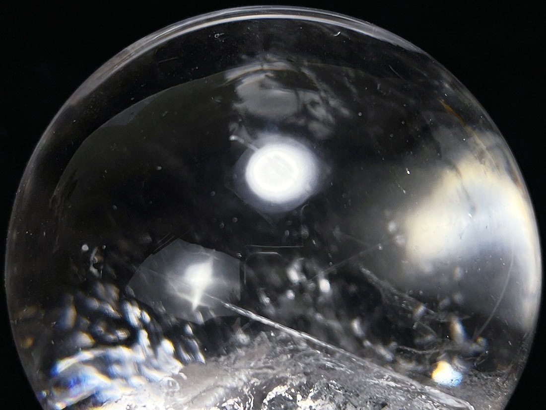 水晶 90mm丸玉