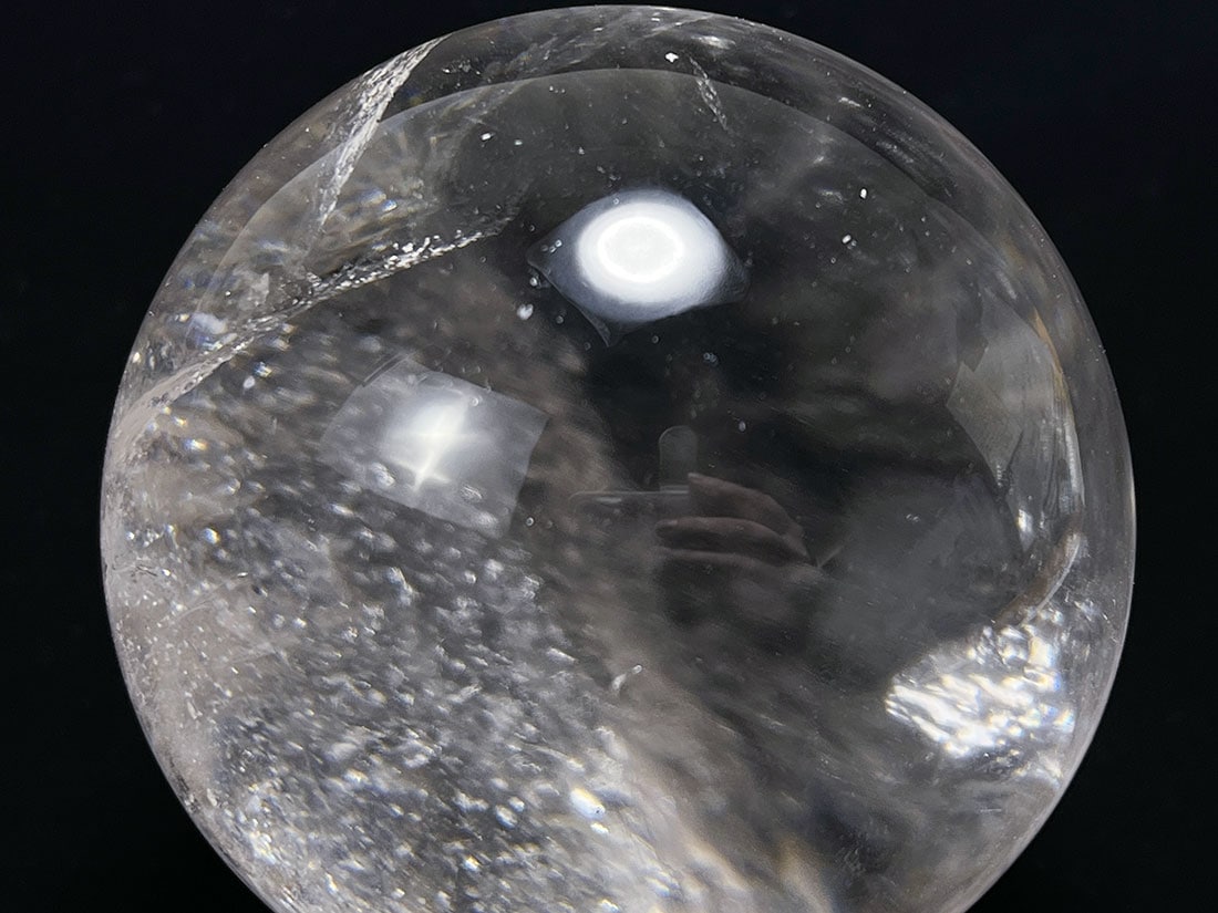 水晶 90mm丸玉