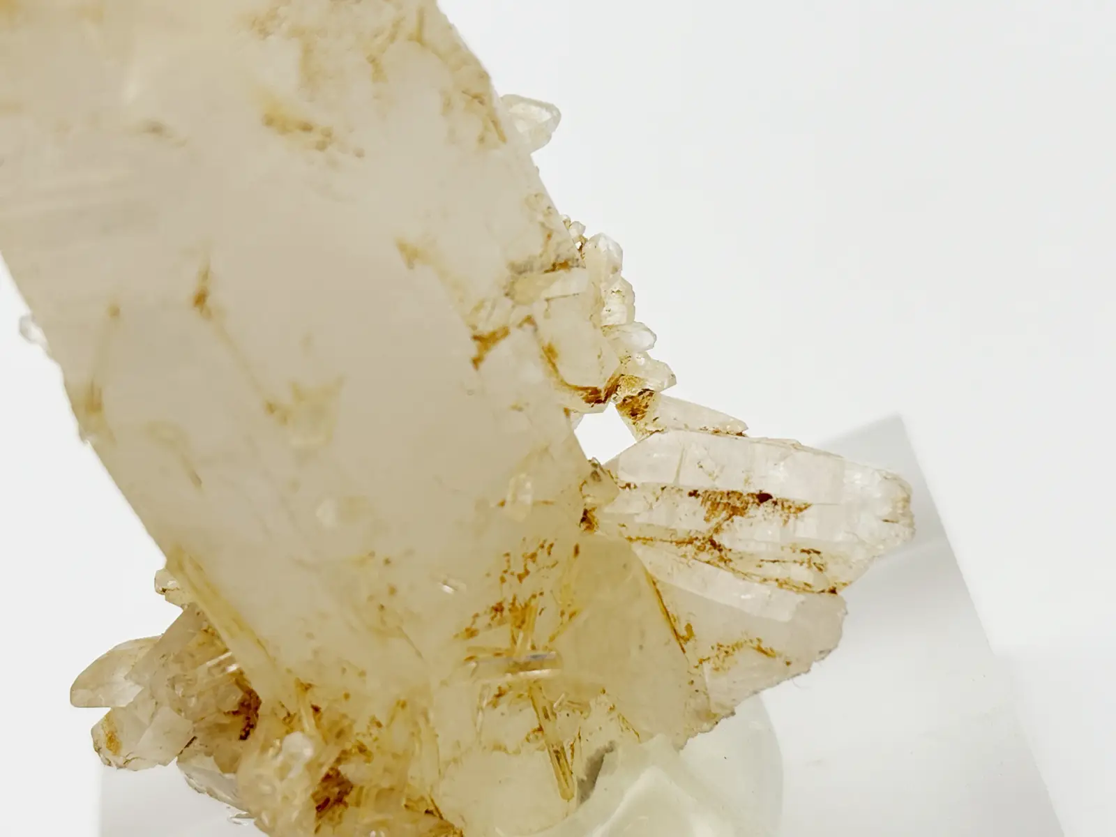 コロンビア産 マンゴークォーツ / Mango Quartz (ハロイサイトinクォーツ)