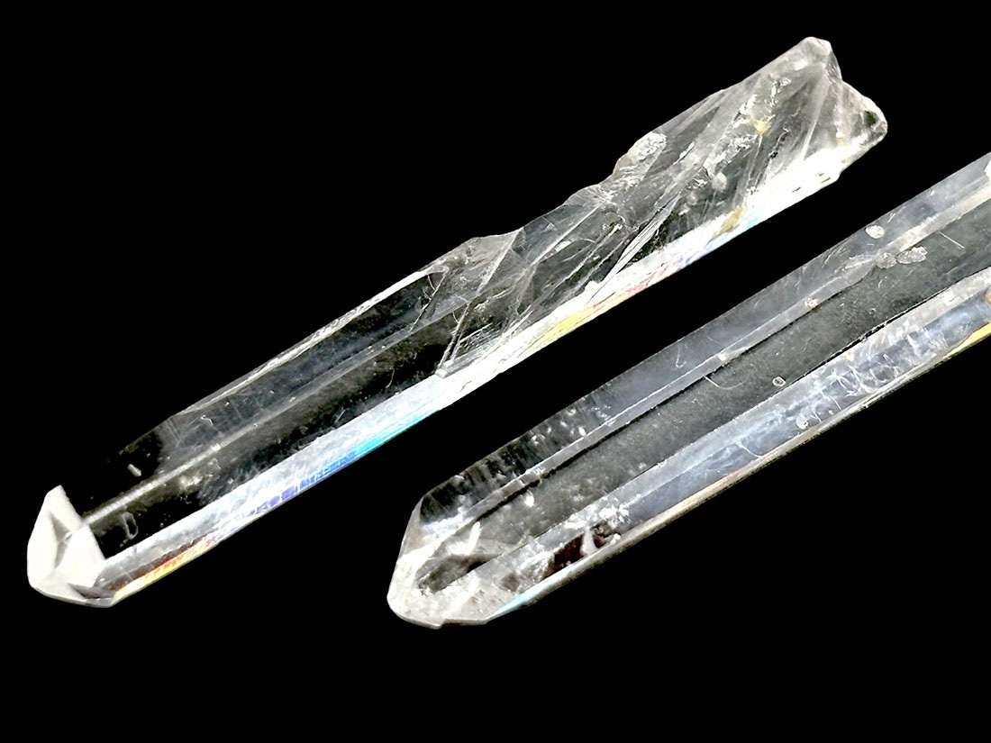 コロンビア産 水晶 ポイント 2本セット