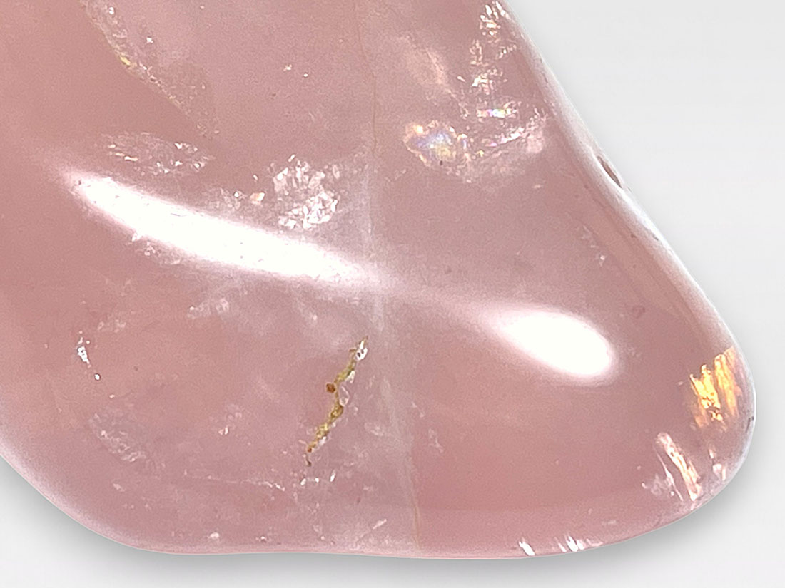 ブラジル産ローズクォーツ タンブル2個セット