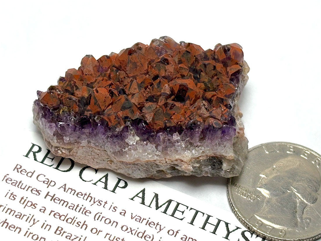 ブラジル産 レッドキャップアメジスト / Red Cap Amethyst