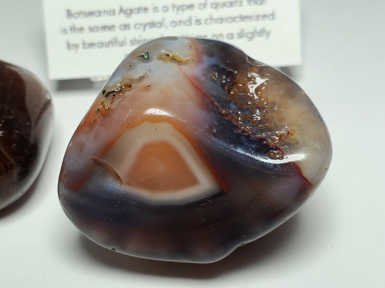 ボツワナアゲート タンブル2個セット | アゲート タンブル | 天然石  