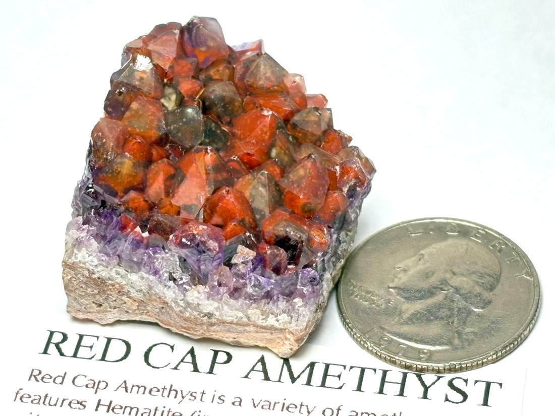 ブラジル産 レッドキャップアメジスト / Red Cap Amethyst