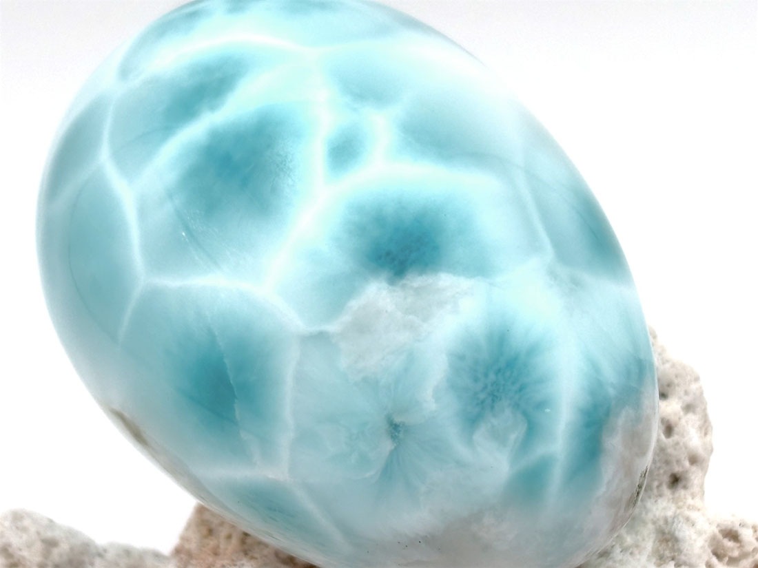ドミニカ共和国産 ラリマー エッグ / Larimar Egg