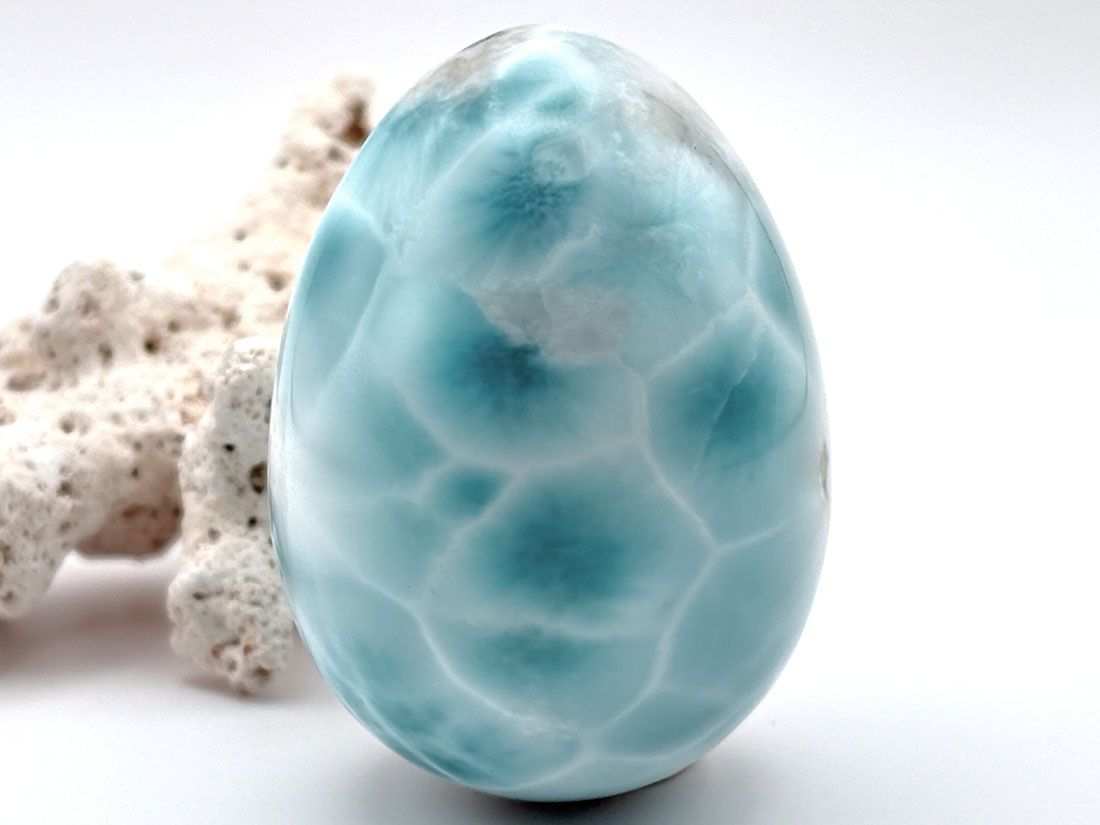 ドミニカ共和国産 ラリマー エッグ / Larimar Egg