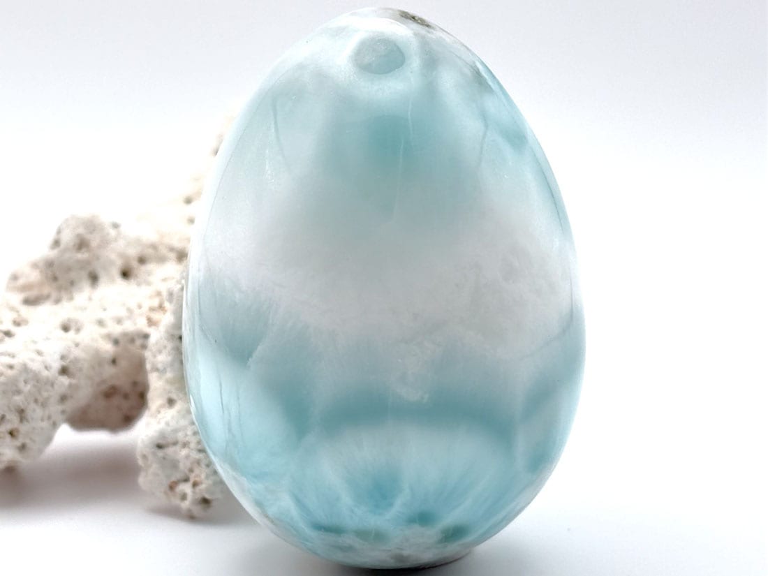 ドミニカ共和国産 ラリマー エッグ / Larimar Egg