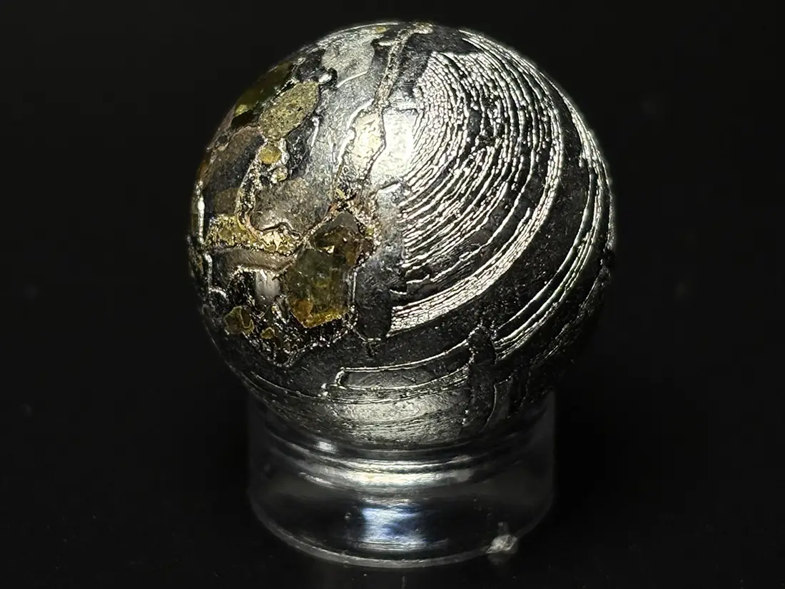 ロシア産 セイムチャン隕石 21mm 丸玉 / Seymchan meteorite Sphere