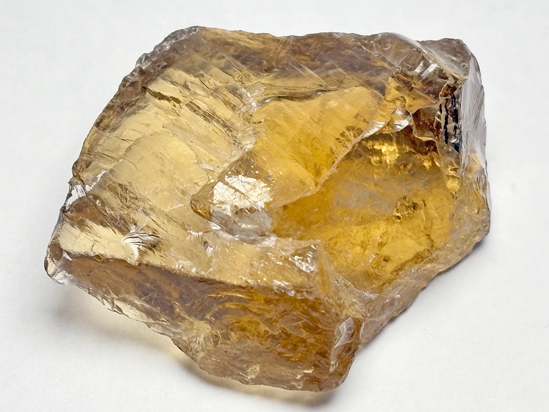 オウロベルデクォーツ ウェーブカット ブラジル産 オウロヴェルデクォーツ / Ouro Verde Quartz