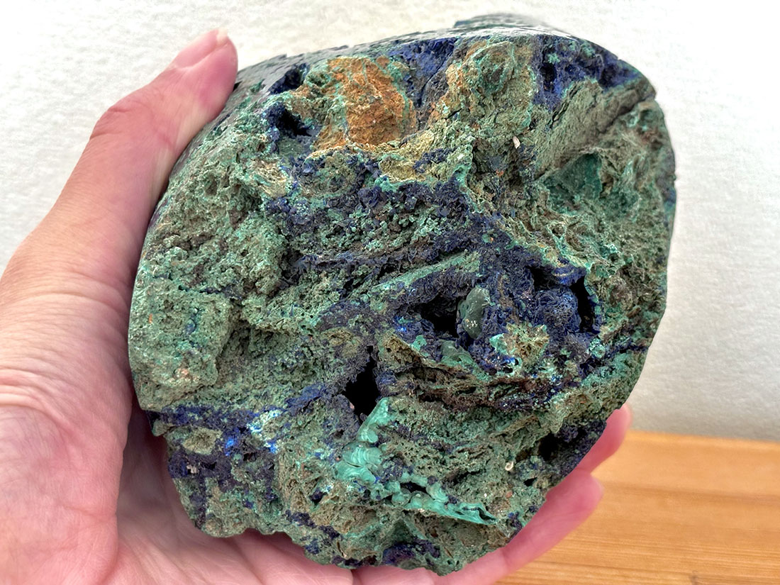 安徽省産 アズライト with マラカイト