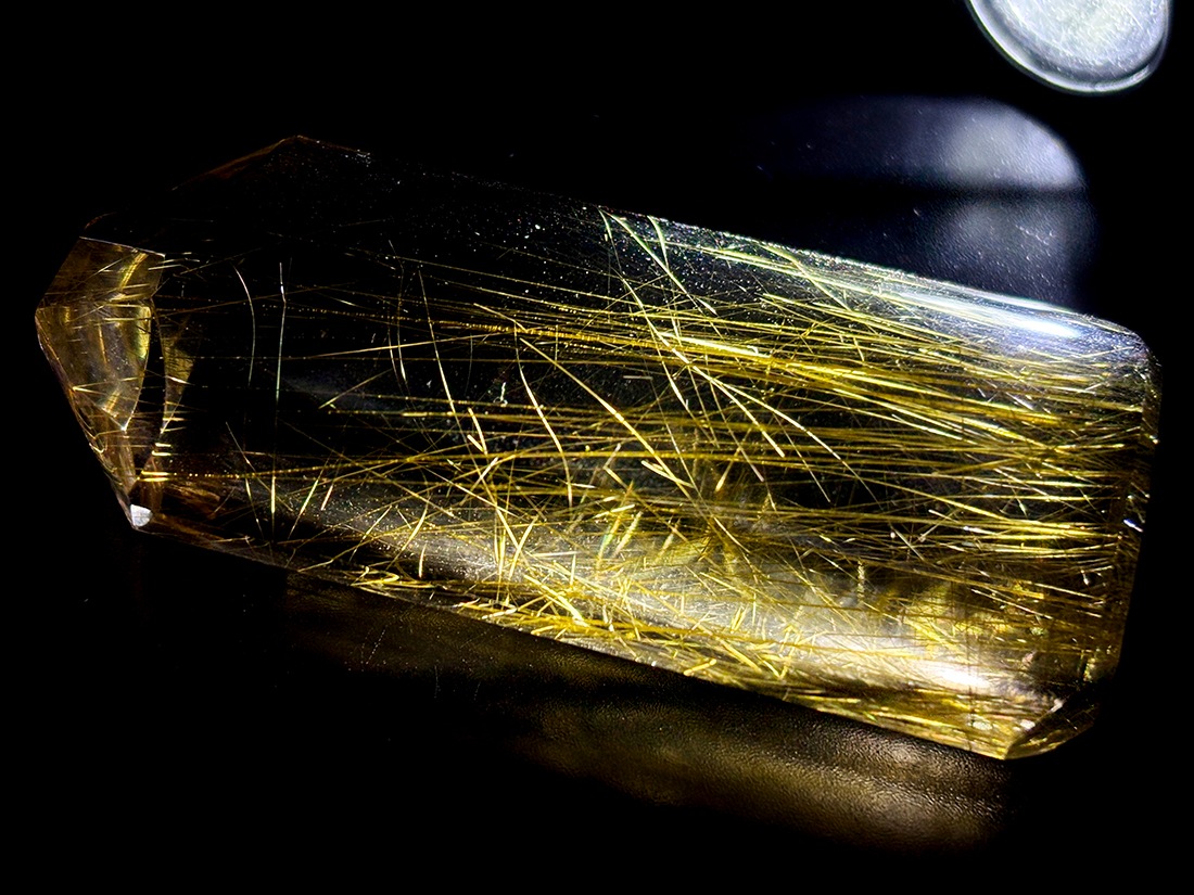 ブラジル・バイーア州産 ルチルクォーツ ポリッシュ / Rutilated Quartz