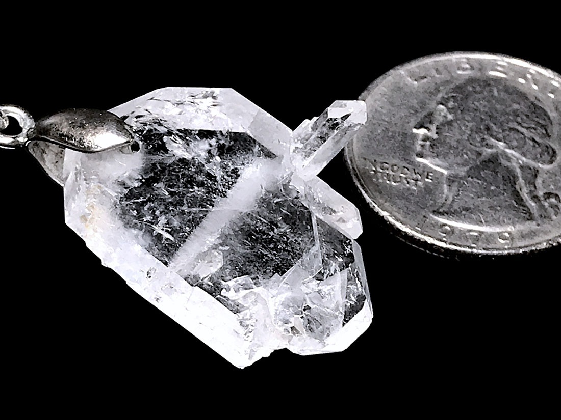 パキスタン産ファーデンクォーツクラスター　116g 純白透明　ザクザク氷のよう パキスタン産ファーデンクォーツクラスター 116g 純白透明 ザクザク氷