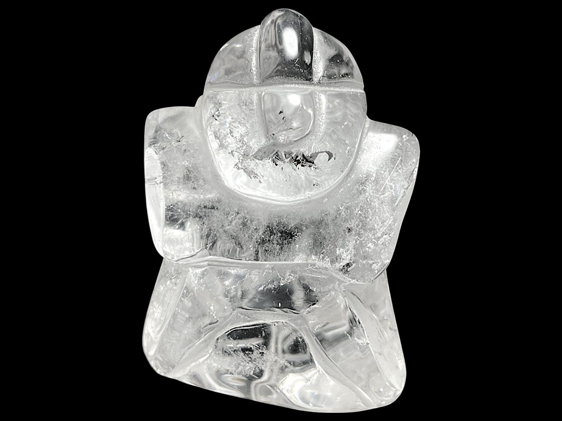福助 水晶彫刻