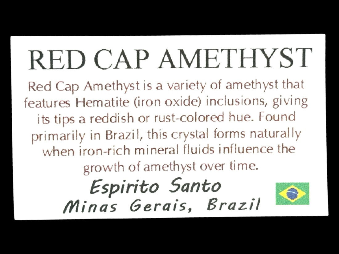 ブラジル産 レッドキャップアメジスト / Red Cap Amethyst
