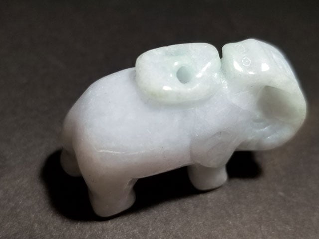 象の石彫刻 大理石 象の石彫刻 大理石 白い大理石の象のペア - 曲陽石彫りの装飾