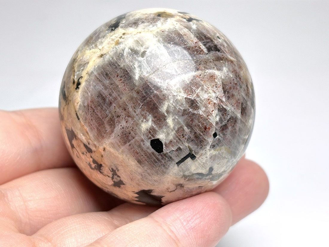 ロシア産 サンムーンストーン 47mm丸玉 /Sun Moon Stone